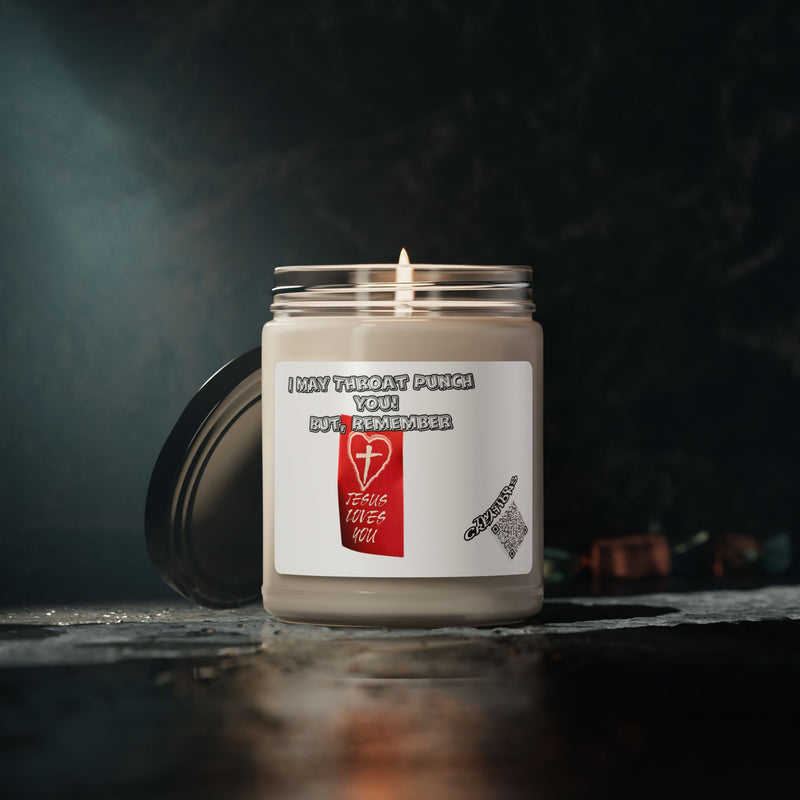 Throat Punch Scented Soy Candle 9oz