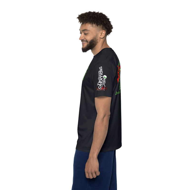 Men's Sport Jersey  Zero F--ks Hero  Rebel Cat Graphic Tee