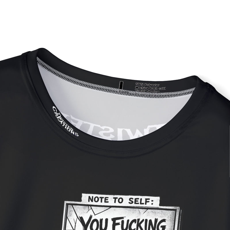 Men's Sports Jersey — Mirror Reflection 'You F**king Suck / Damn, Noted' Graphic