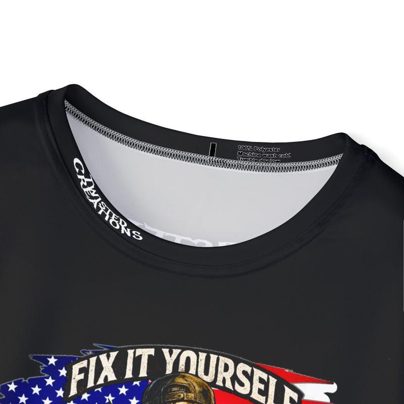 Men's Sports Jersey — 'Fix It Yourself' Skeleton Mechanic Graphic