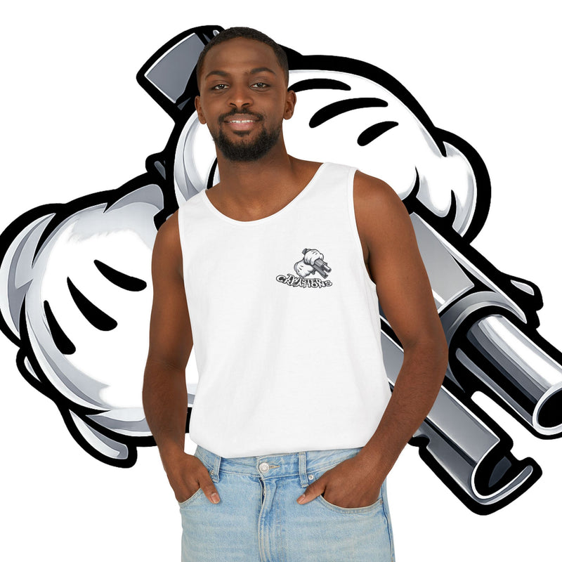 Whimsical Hunting Rabbit Tank Top