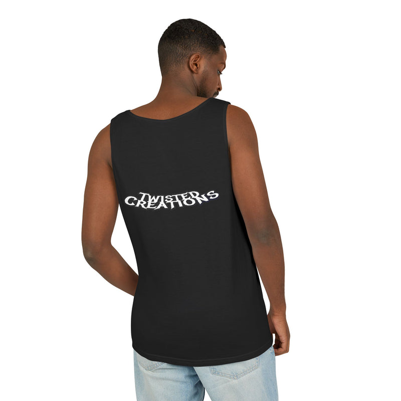 Reel Paper Scissors Tank Top, Fun Summer T-Shirt, Casual Wear, Skeleton Graphic Tee, Gift for Gamers