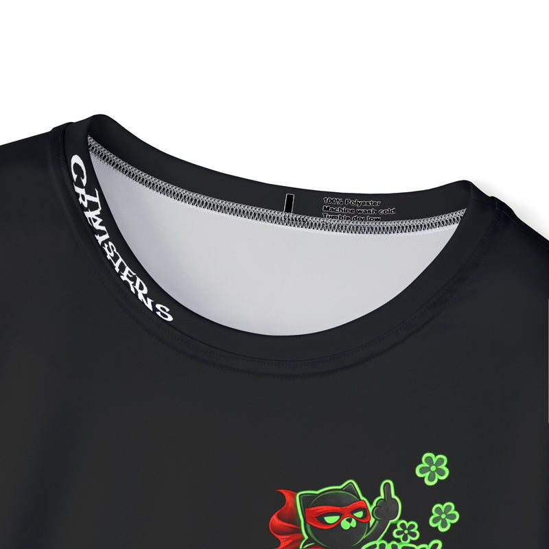 Men's Sport Jersey  Zero F--ks Hero  Rebel Cat Graphic Tee