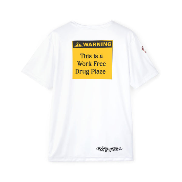 Warning Label Moisture Wicking Tee