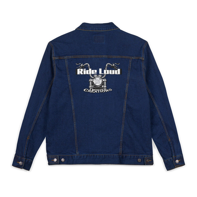 Embroidered Chaos Denim Jacket - Rebellious Style Statement | Twisted Creations