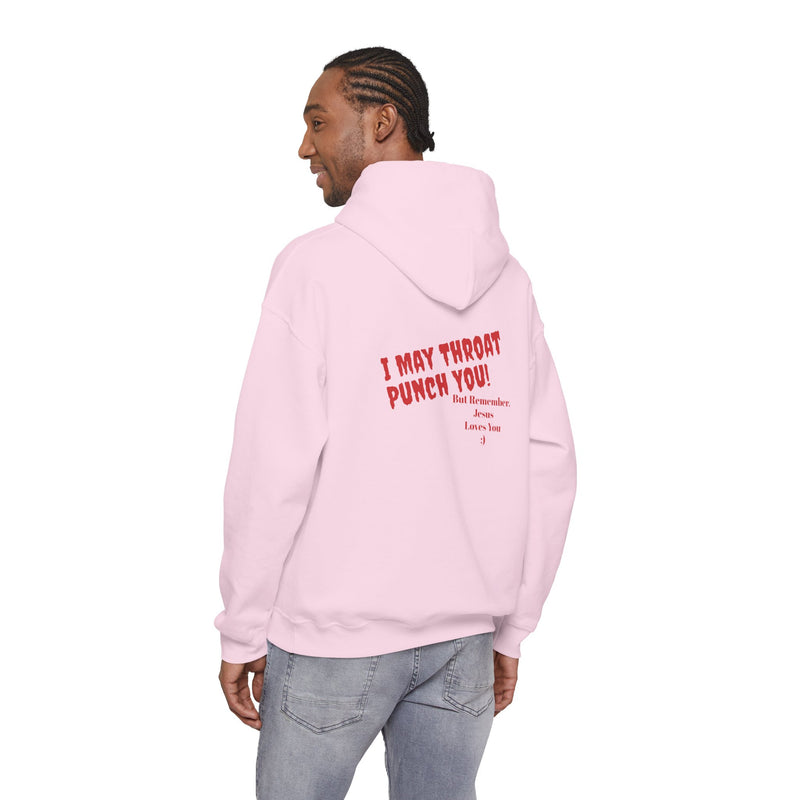 Streetwear Hoodie, Throat Punch, JL- Design by Twisted Creations Unisex
