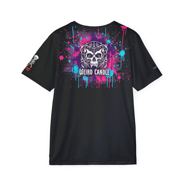 Weird Candle Print Sports Jersey All-Over Print