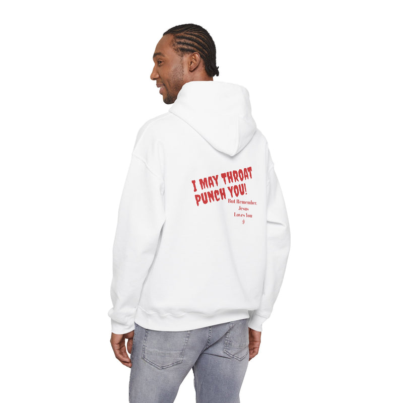 Streetwear Hoodie, Throat Punch, JL- Design by Twisted Creations Unisex