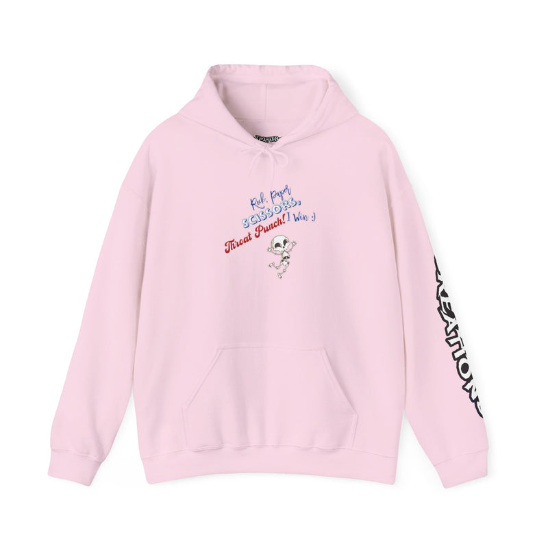 Throat punch- I win-Unisex Heavy Blend™ Hooded Sweatshirt