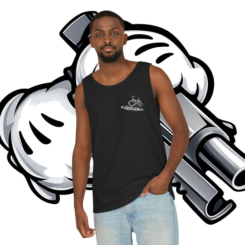 Whimsical Hunting Rabbit Tank Top