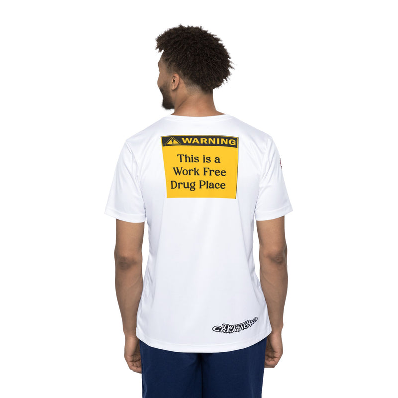 Warning Label Moisture Wicking Tee