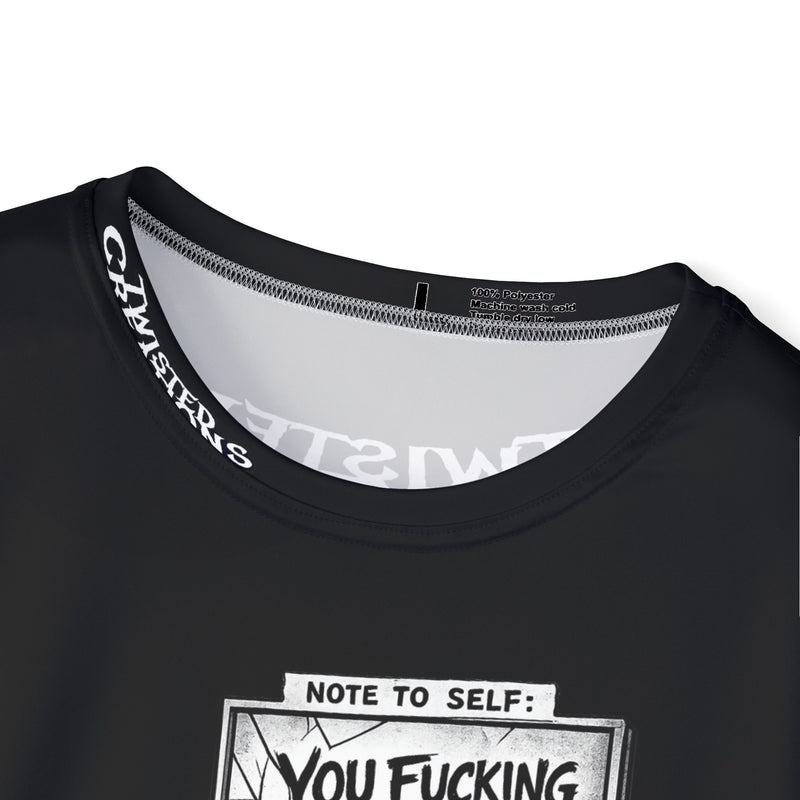 Men's Sports Jersey — Mirror Reflection 'You F**king Suck / Damn, Noted' Graphic