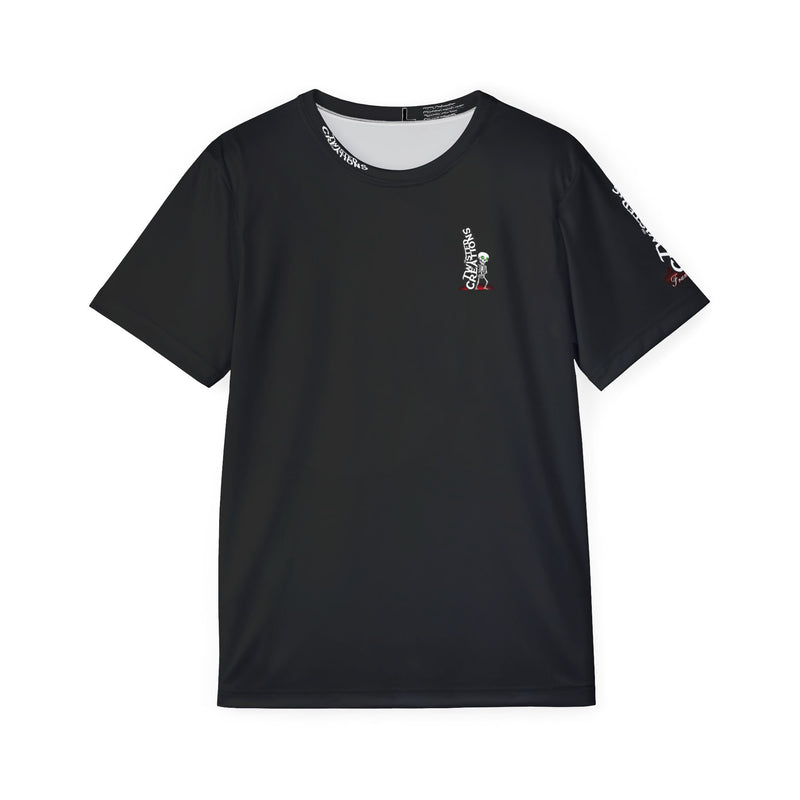 Men's Sports Jersey — "The Party Isn't Over Till You're Smiling for the Mug Shot"