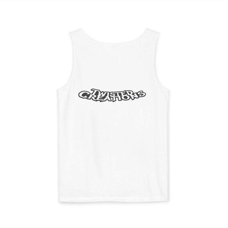 Reel Paper Scissors Tank Top, Fun Summer T-Shirt, Casual Wear, Skeleton Graphic Tee, Gift for Gamers
