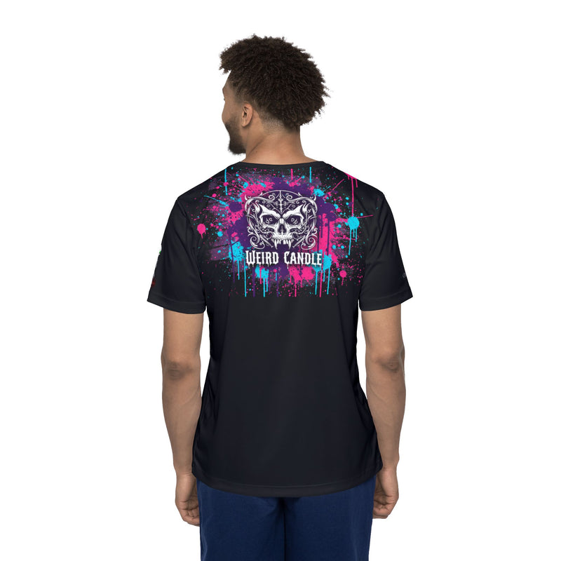 Weird Candle Print Sports Jersey All-Over Print