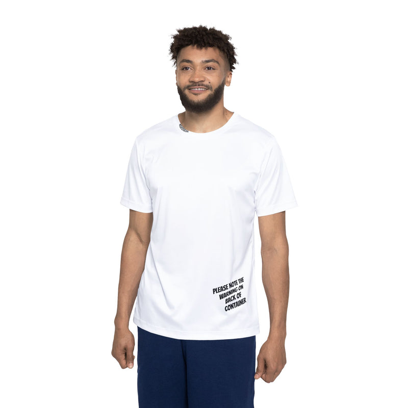 Warning Label Moisture Wicking Tee