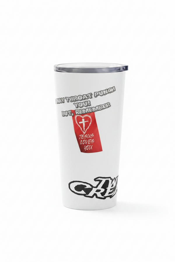 20oz Tumbler jesus loves you stainless steel