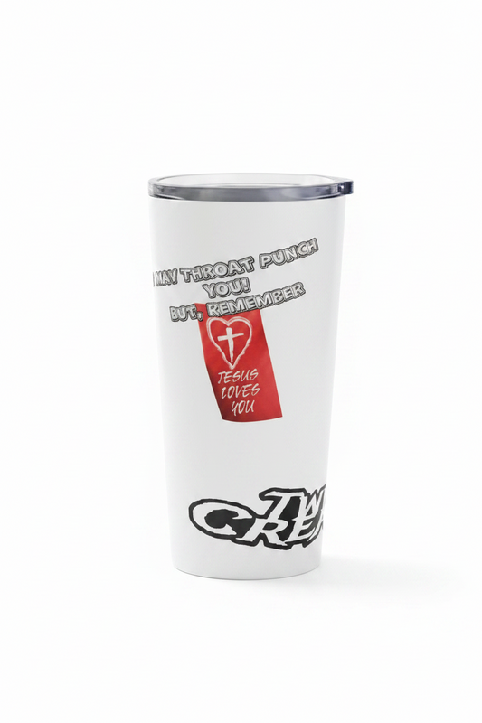 20oz Tumbler jesus loves you stainless steel