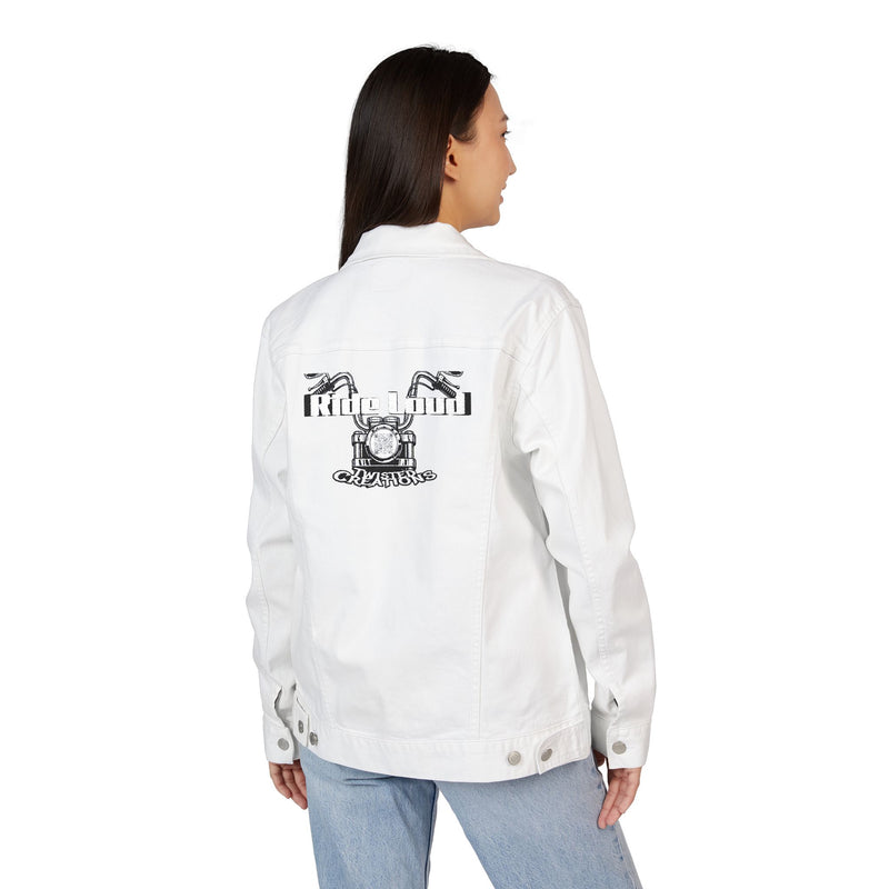 Embroidered Chaos Denim Jacket - Rebellious Style Statement | Twisted Creations