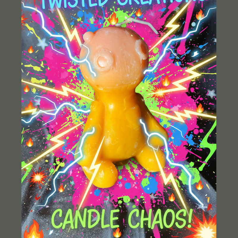 Chaotic Twisted Creations Candle Mockup  MYSTICAL CHAOS