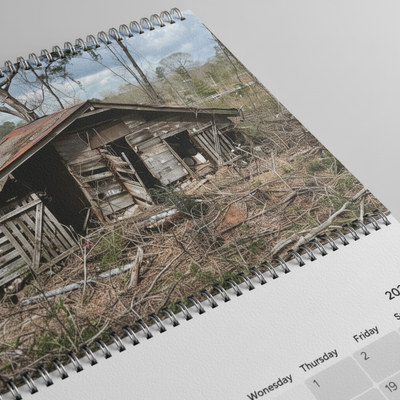 2026 Wall Calendar - ONLY TIME WILL TELL - Rustic Barn Art