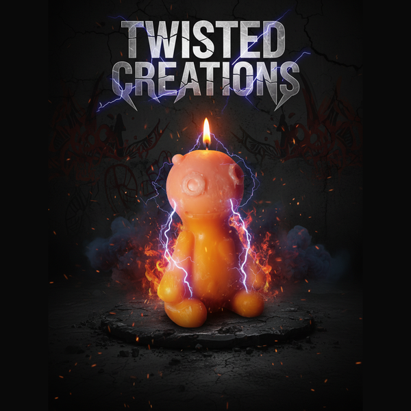 Dark Edgy Twisted Creations Candle Mockup  MYSTICAL CHAOS