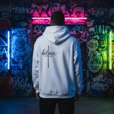 Streetwear Believe Design Hoodie Sweatshirt