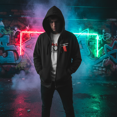 Streetwear Throat Punch 3 Unisex Zip Hoodie - Casual Comfort