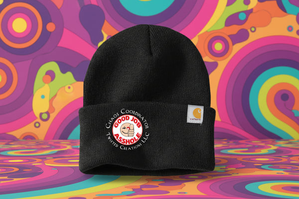 Black - FRONT  colorful background