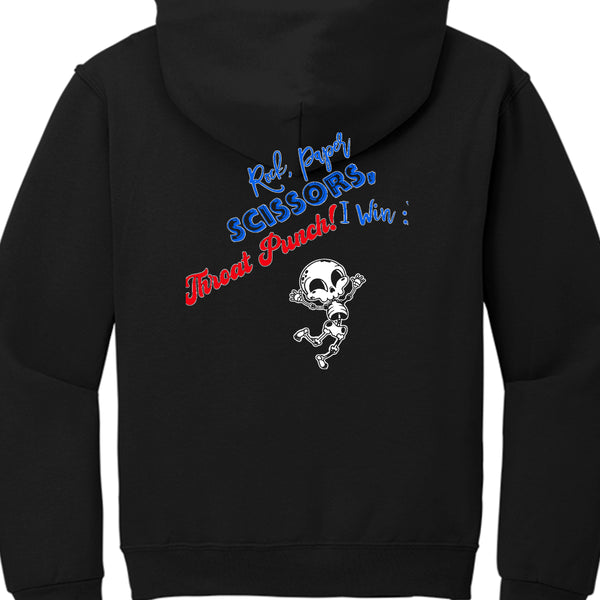 rock paper scissors hoodie